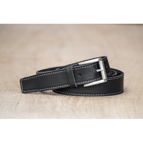 CEINTURE CUIR NOIR | La classique